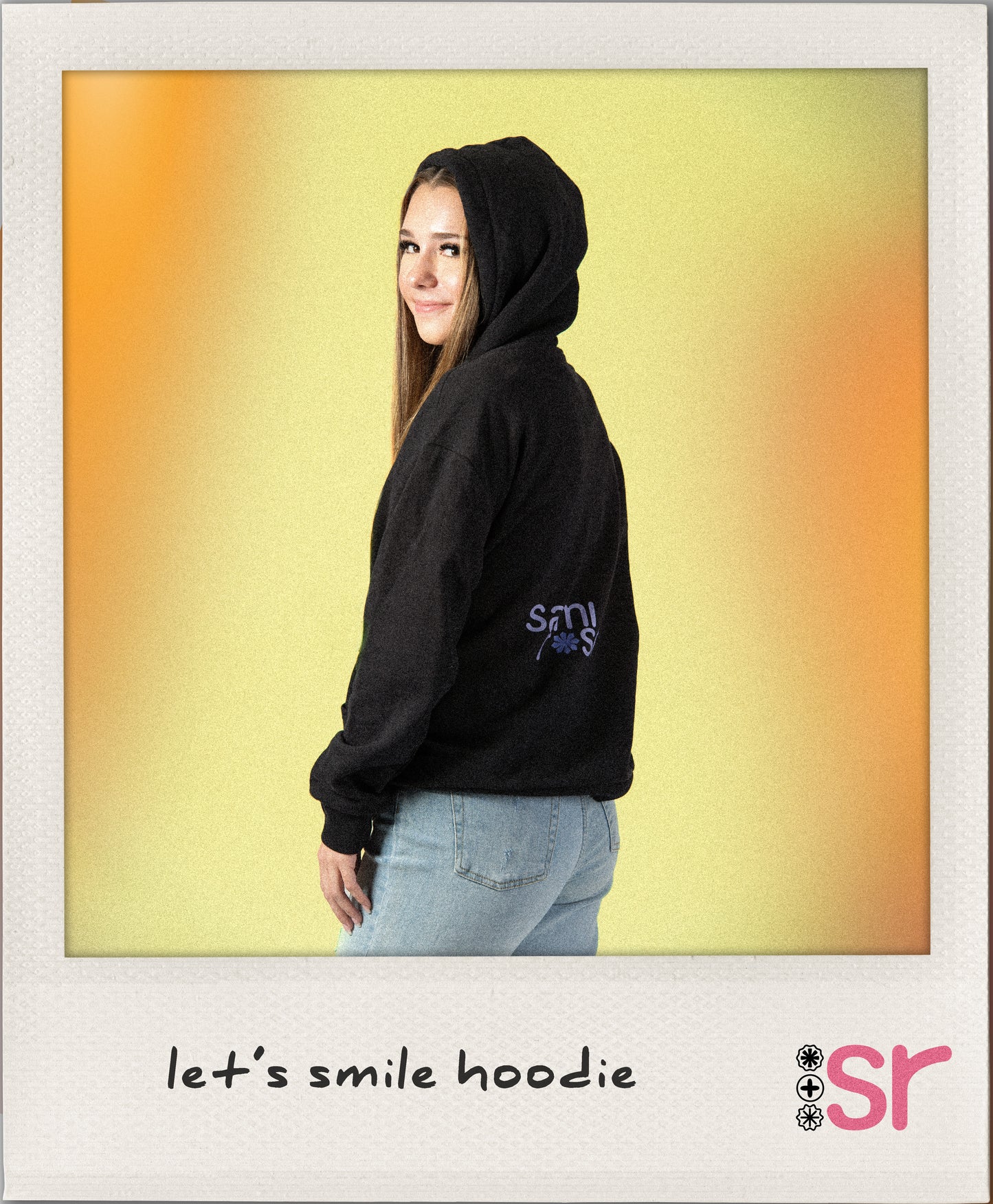 lets smile men's hoodie