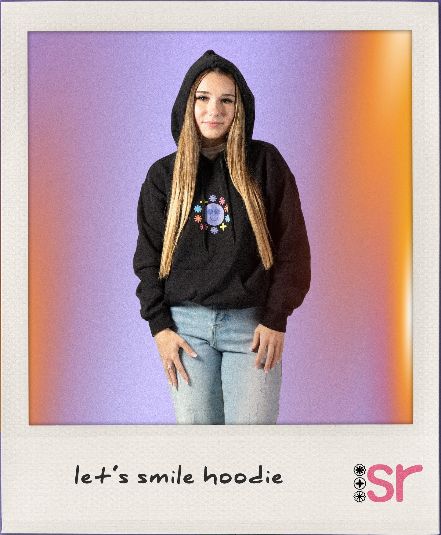 lets smile men's hoodie